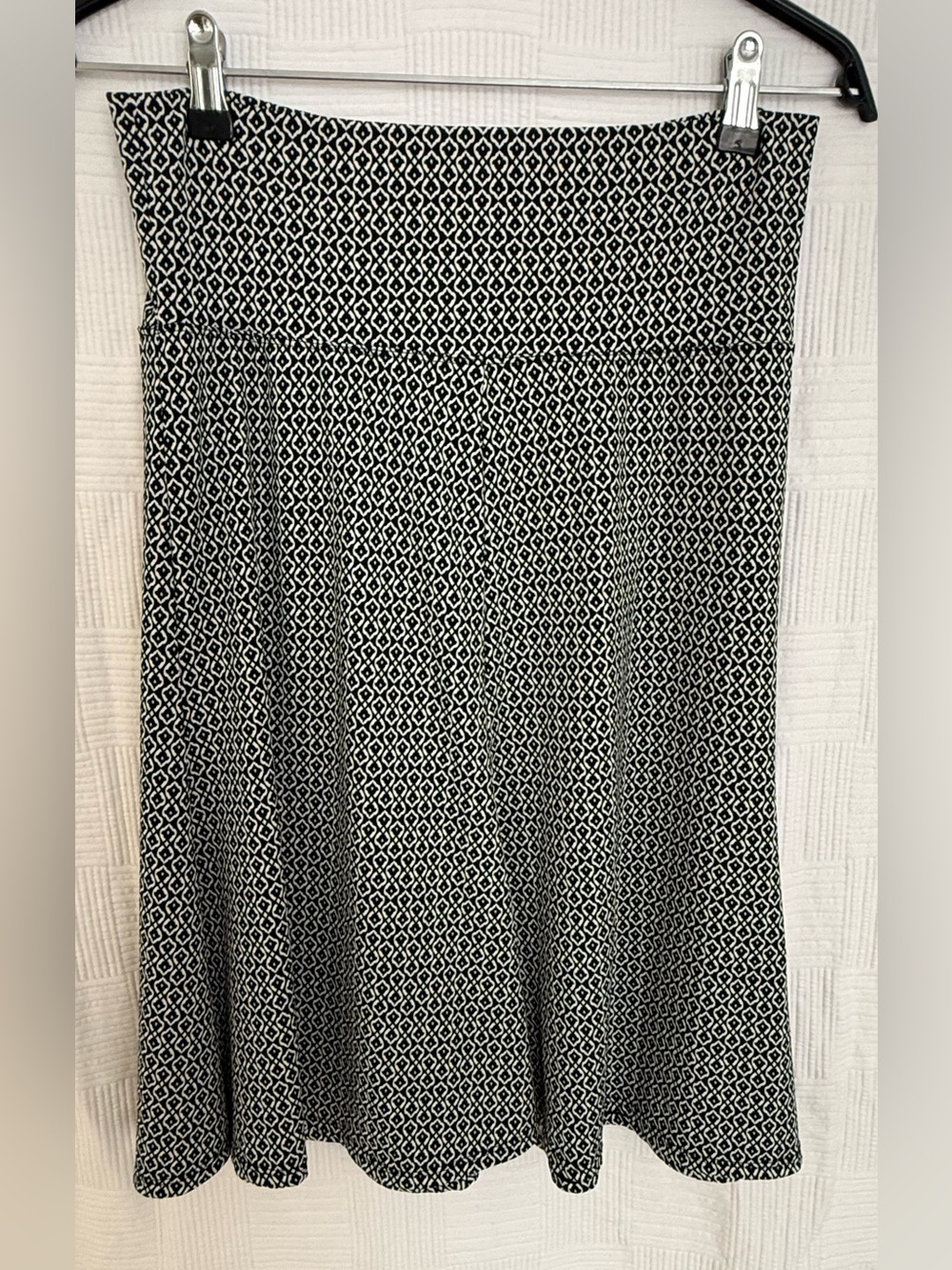 Max Studio Black and White Geometric A-Line Women's Skirt size s